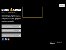 Tablet Screenshot of deniscimaf.com
